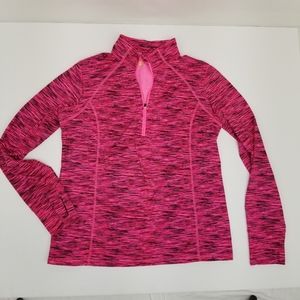 Xersion Performance Quarterzip pink size Large
